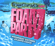 kavos foam party